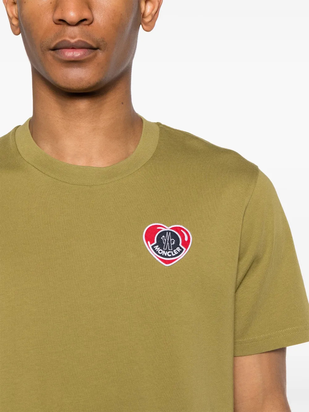 Khaki Heart Logo T-shirt