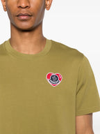 Khaki Heart Logo T-shirt