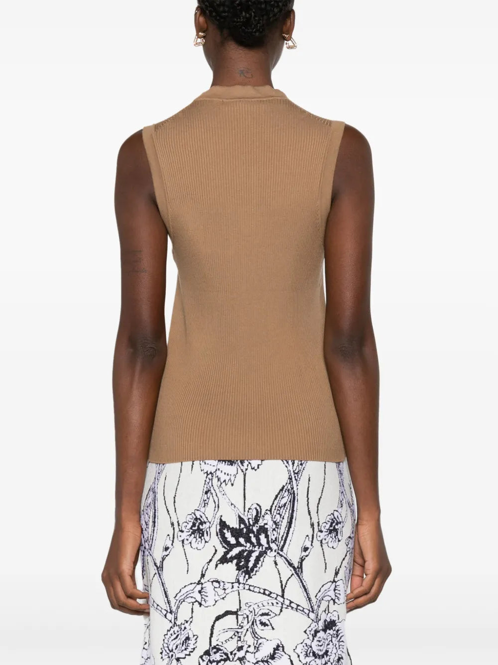 Ribbed Sleeveless Vest