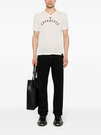 Beige Mesh Baseball T-shirt