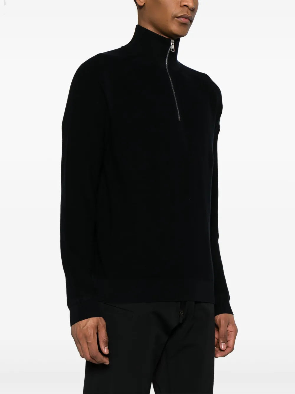 Imagem do Pullover com Zip da Moncler para Homens - Temporada Primavera-Verão 2024 - Detalhe Vista 1