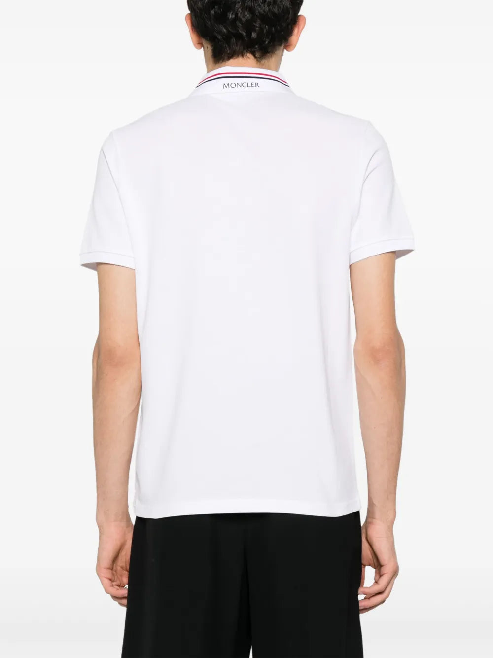 White Polo with Contrasting Trim