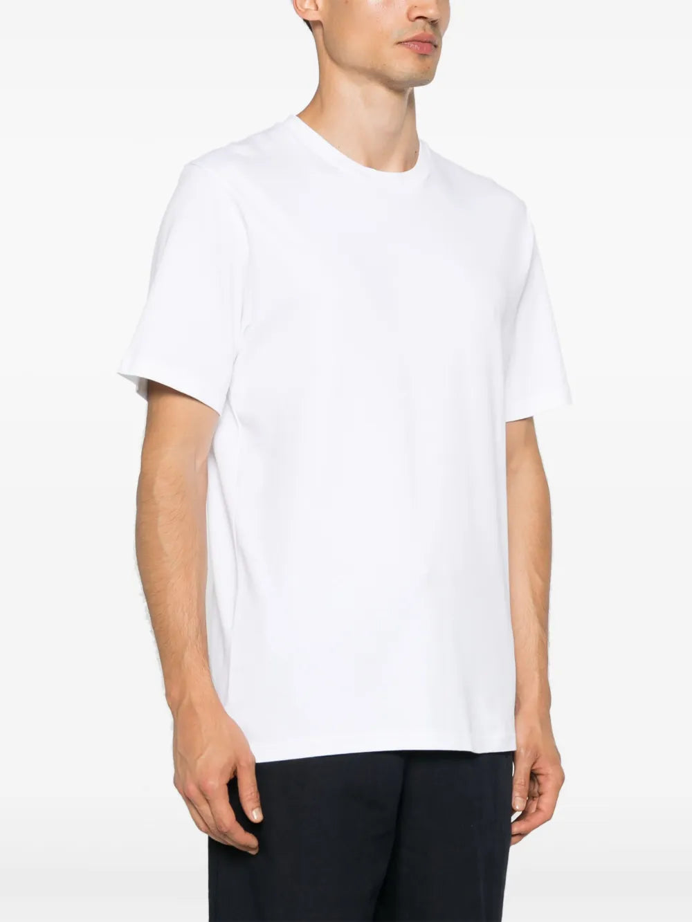 White T-shirt, Orlebar Brown, Classic tee, Luxury clothing, Men's fashion