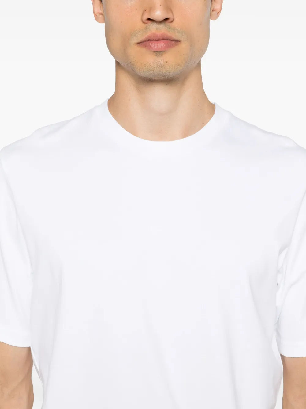 White T-shirt, Orlebar Brown, Classic tee, Luxury clothing, Men's fashion