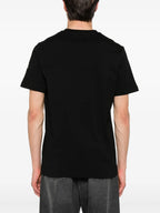 Moncler, Black T-Shirt, Logo Print, Luxury Fashion, Men's Fashion