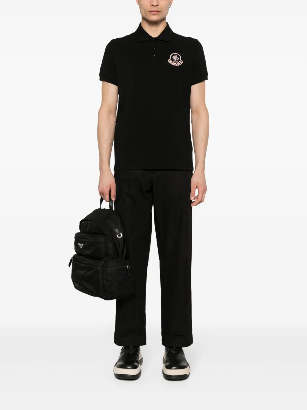 Black Logo Polo Shirt