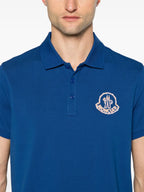 Blue Polo with Moncler Logo