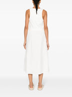 Immagine di un vestito lungo in cotone di Moncler per donne - Stagione primavera-estate 2024 - Dettaglio 6