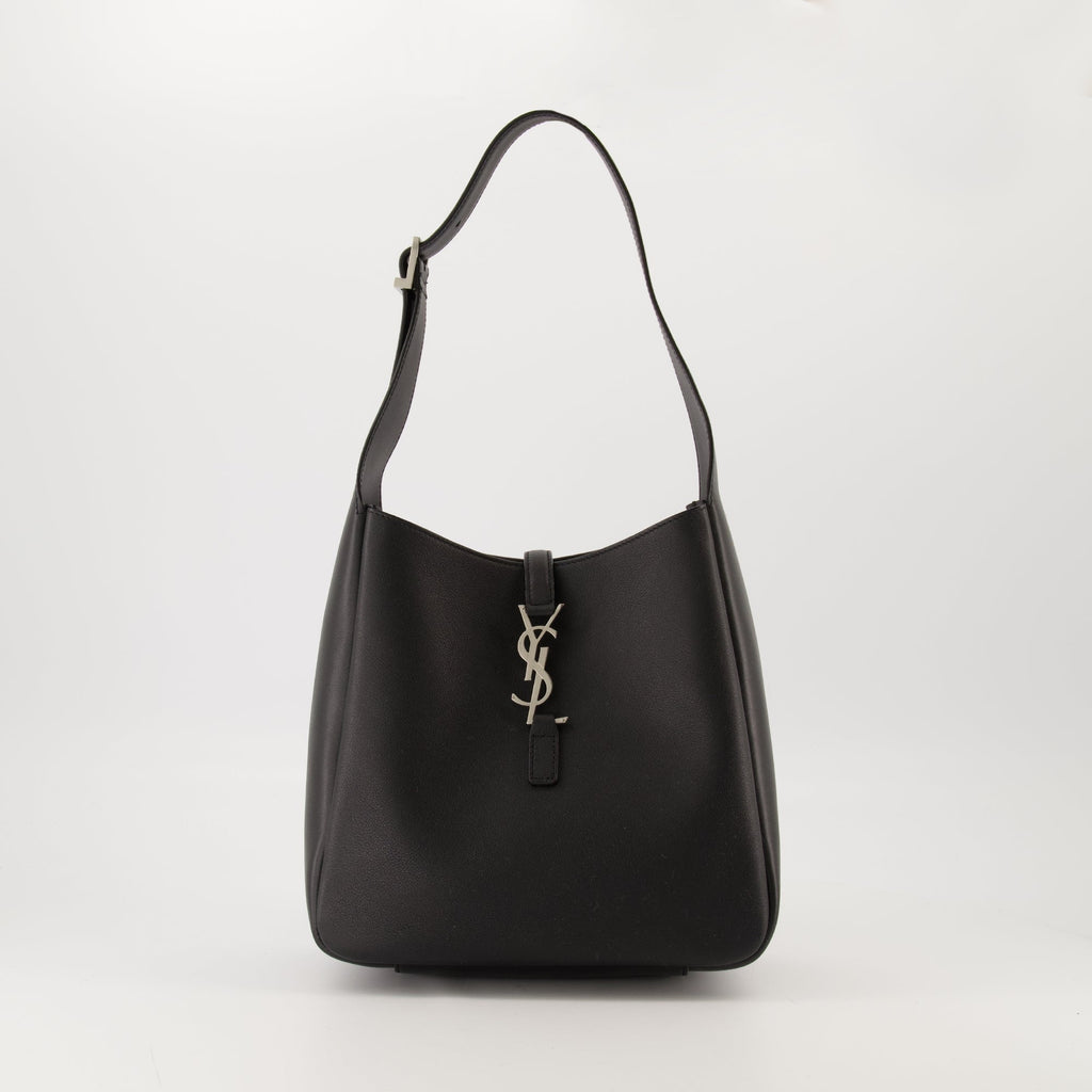 sac le 5 a 7 small noir et argente saint laurent women 15432023343484