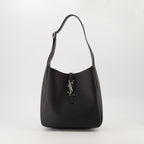 Image of Sac le 5 à 7 Small Noir et Argenté by Saint Laurent for Women - Season Autumn-Winter 2025 - Front View