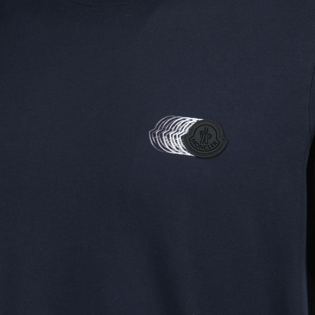 Image of Logo T-shirt by Moncler for Men - Season Spring-Summer 2025 - Product detail view 2