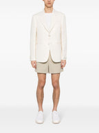 Image de shorts en laine par Fendi pour hommes - Saison Printemps-Été 2024 - Vue arrière