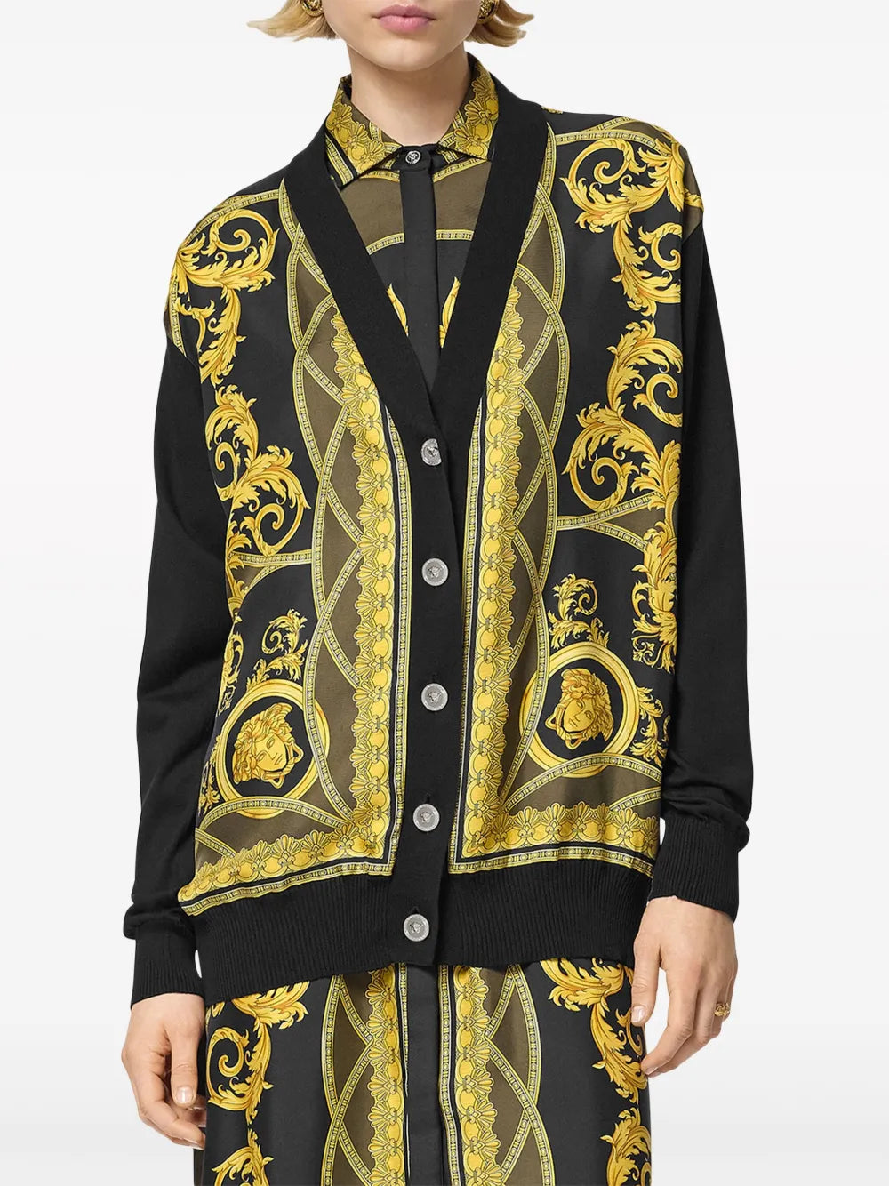 Barocco V-Neck Cardigan