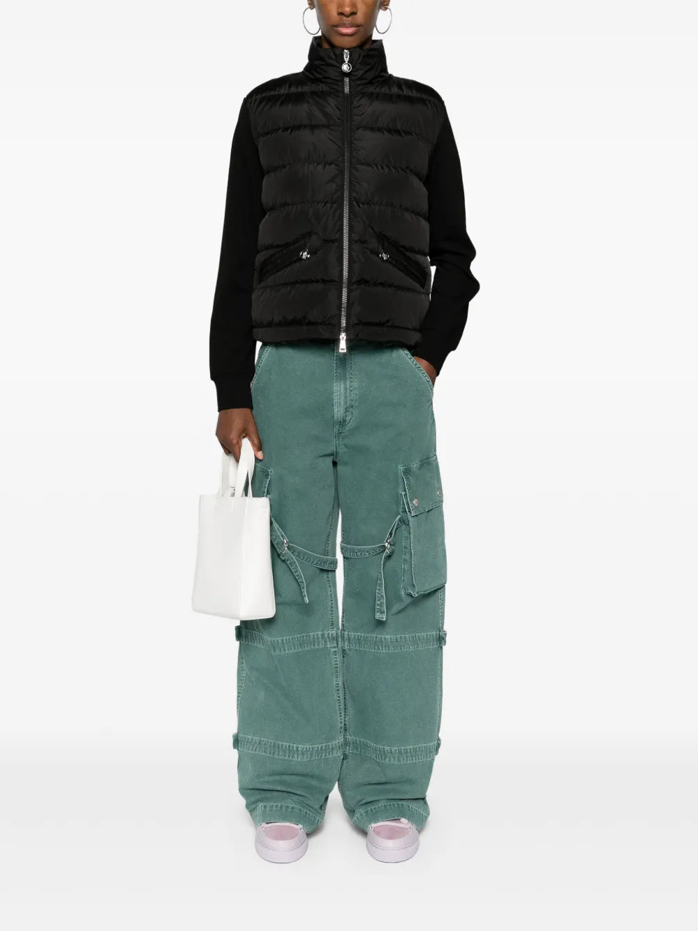 キルティングツートーンジャケット