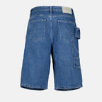 Image of Carpenter Denim Shorts by Dior for Men - Season Autumn-Winter 2024 - Back View