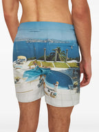 퍼시피코 포토그래픽 수영 반바지