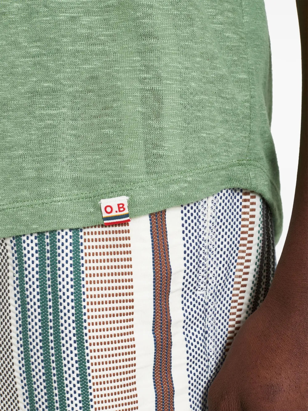 Green Linen T-shirt OB-T
