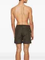 Shorts de Bain en Nylon Taupe