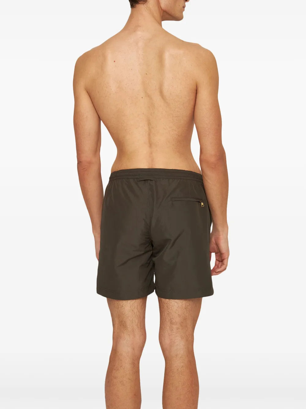 Shorts de Bain en Nylon Taupe