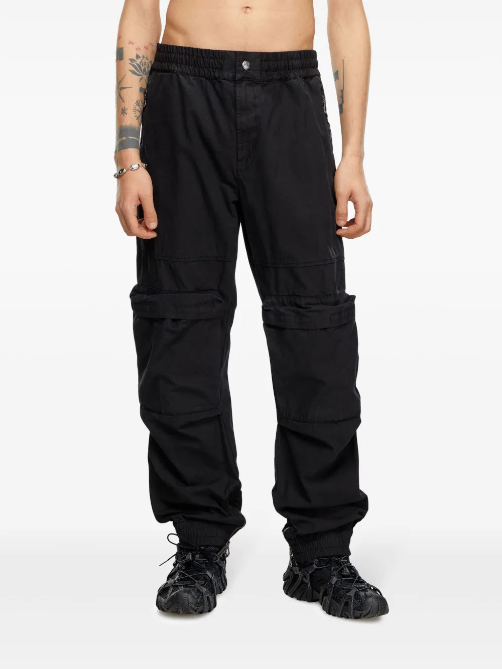 Pantalones Cargo Negros