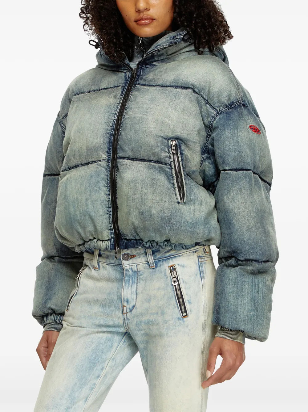 デニムエフェクト ダウンジャケット - Diesel - レディース | WE IN STYLE デニムエフェクト ダウンジャケット - Diesel - レディース | WE IN STYLE