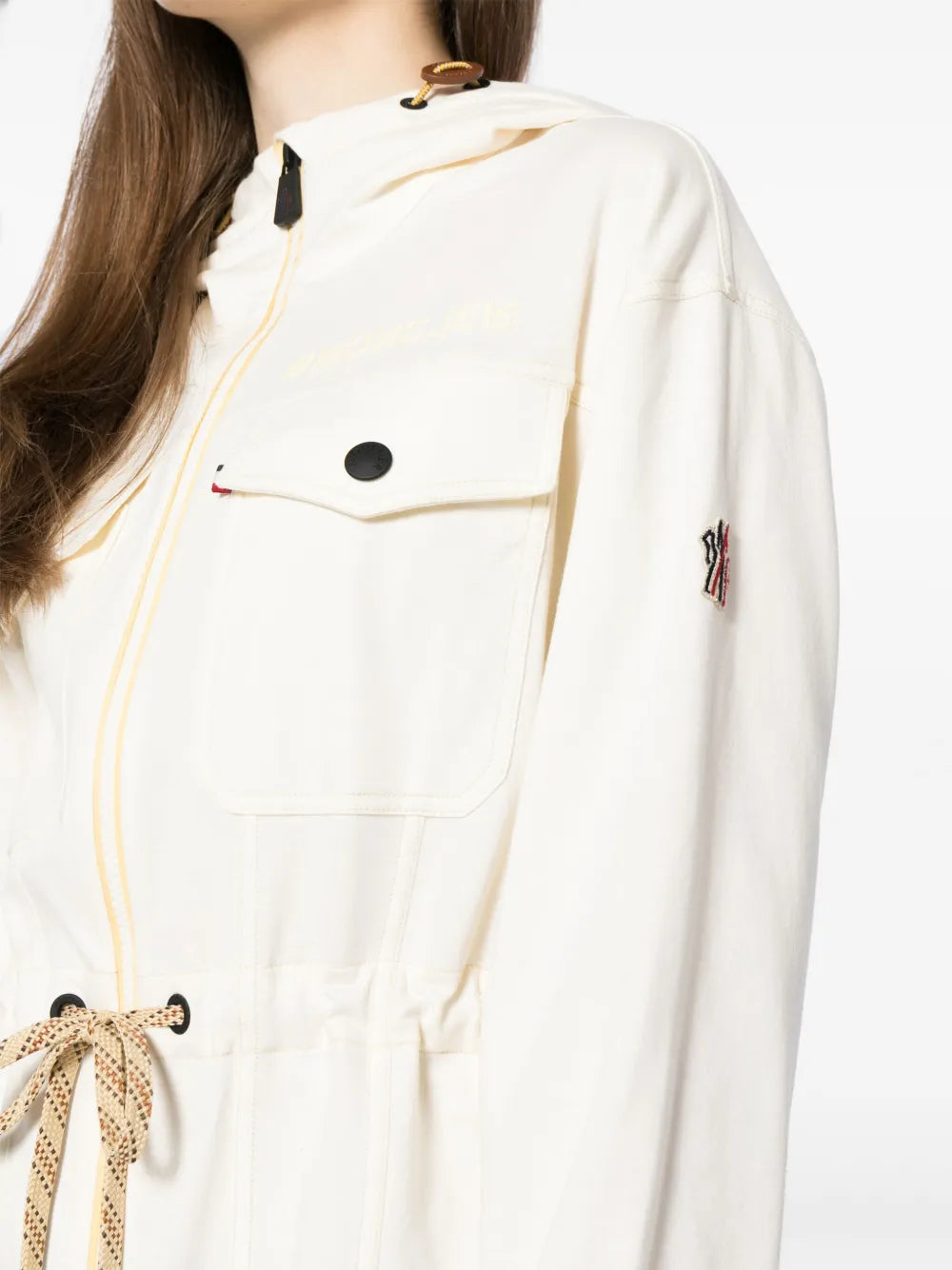 Beige Windbreaker Jacket