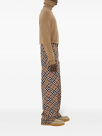 Image of Plaid Wool Trousers by Burberry for Men - Season Autumn-Winter 2024 - Detail View 1