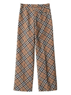 Image of Plaid Wool Trousers by Burberry for Men - Season Autumn-Winter 2024 - Detail View 8