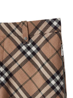 Image of Plaid Wool Trousers by Burberry for Men - Season Autumn-Winter 2024 - Detail View 7