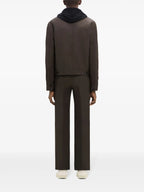 Image of Brown Retro Signature Jacket by Courrèges for Men - Season Autumn-Winter 2024 - Detail View 6