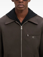 Image of Brown Retro Signature Jacket by Courrèges for Men - Season Autumn-Winter 2024 - Detail View 7