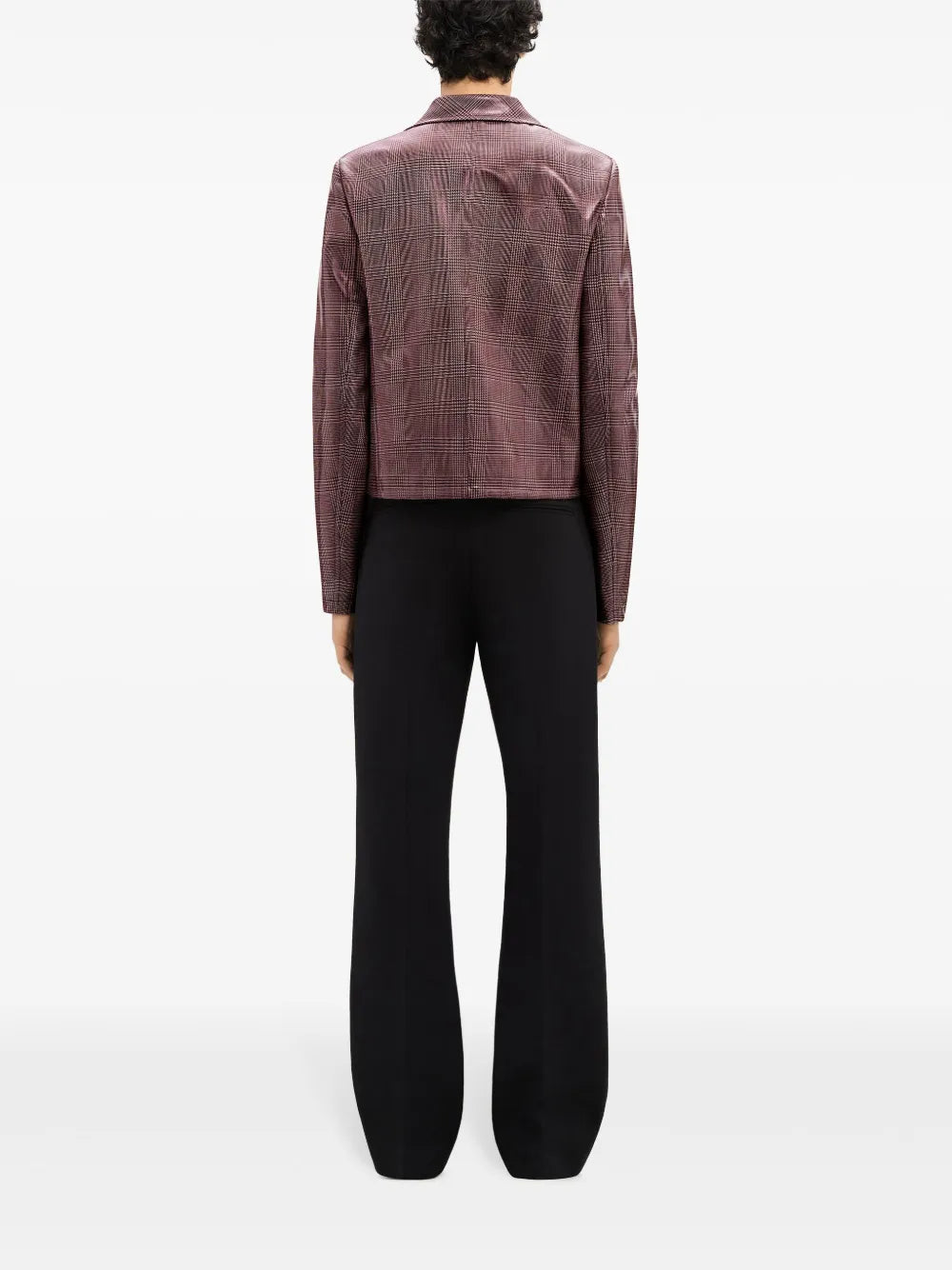 メンズのクレージュによるビニールチェックジャケットの画像 - 2024年秋冬シーズン - 詳細ビュー 6