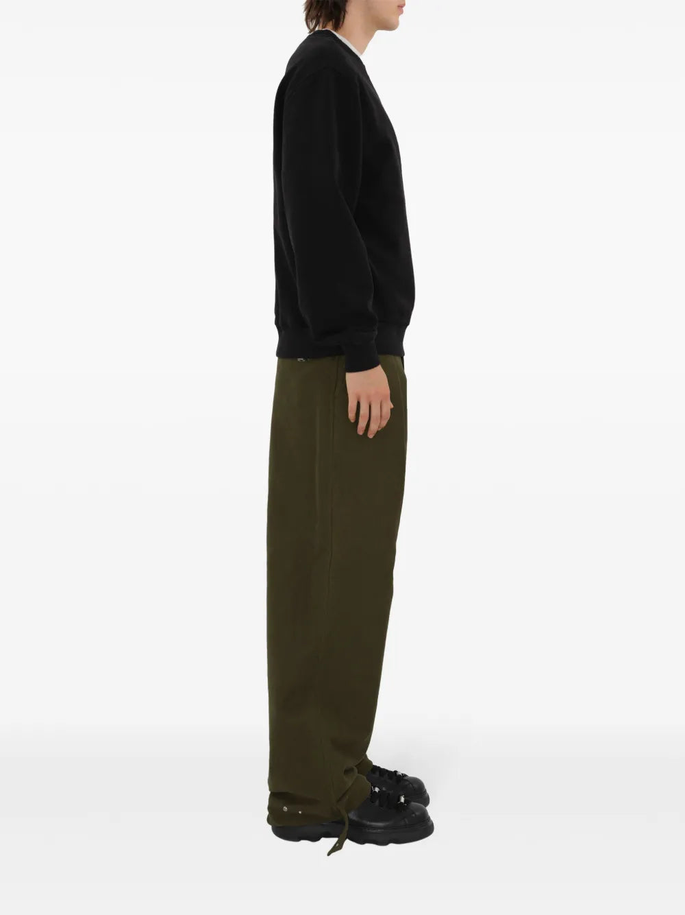 BURBERRY ブラック トレーナー 12Y 152 Burberry Crew Neck Sweatshirt | WE IN STYLE