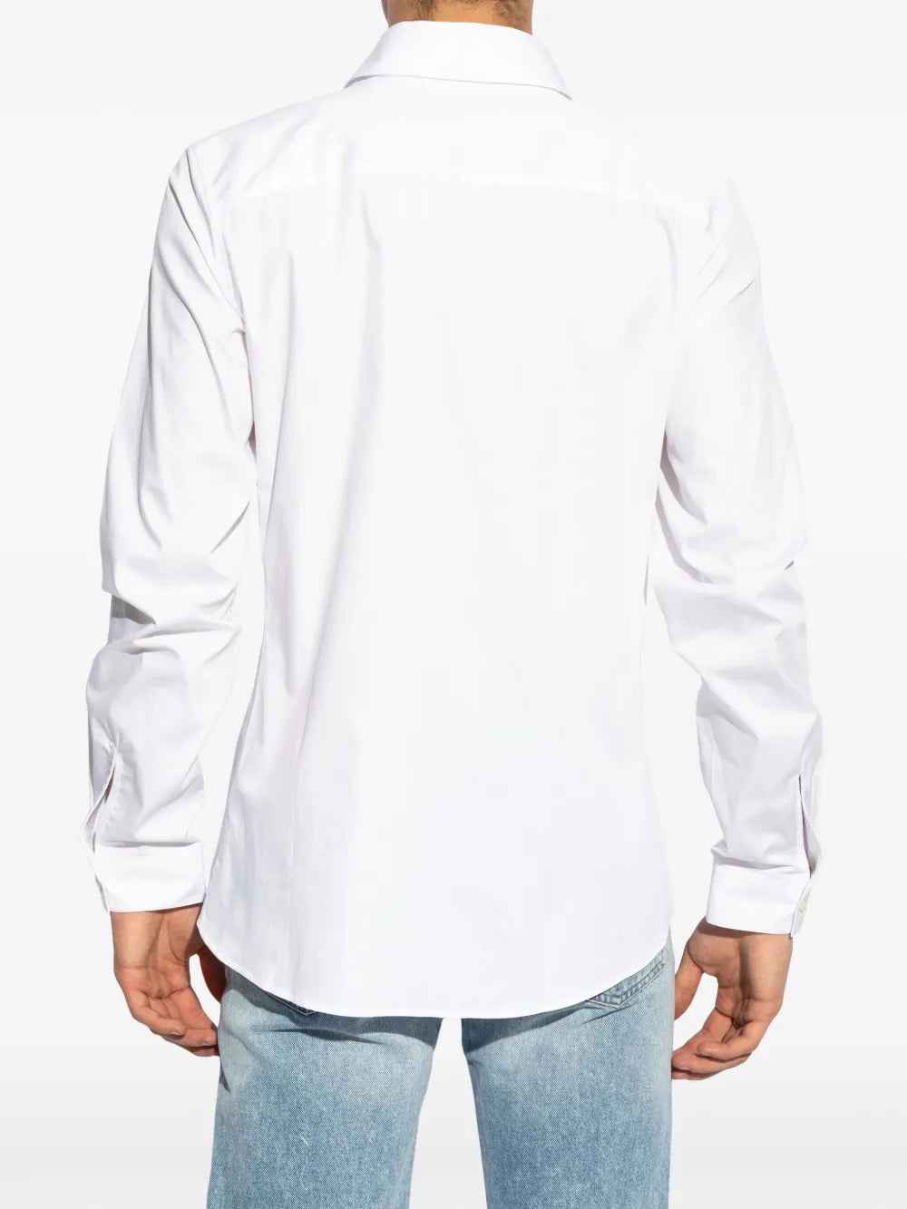 Classic Shirt, White Shirt, Diesel S-Fitty-A, Cotton Shirt, Men's Wear