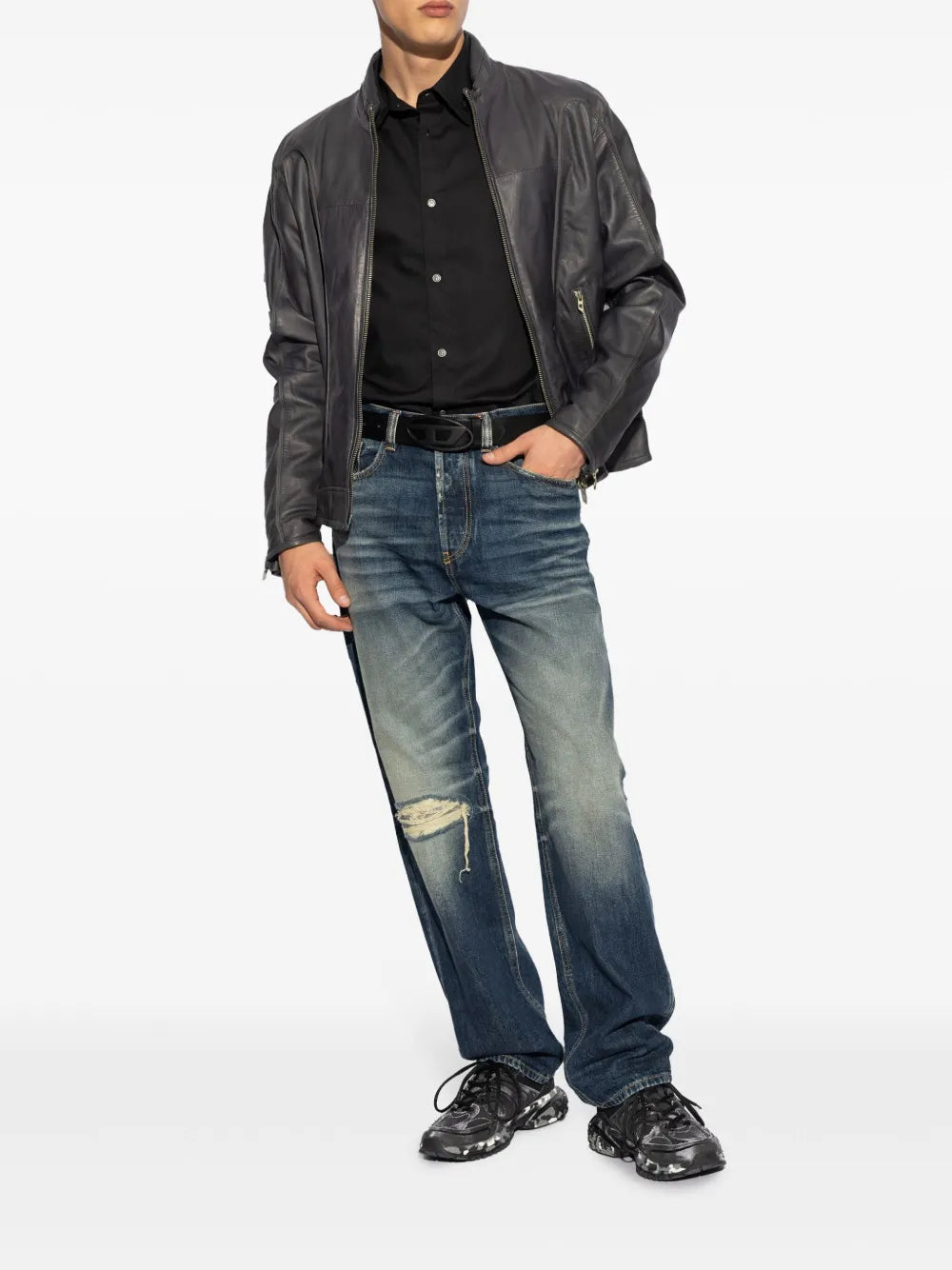 1. Black S-Fitty-A Shirt 
2. Diesel Classic Shirt 
3. Men's Fashion Shirt
4. Spring-Summer 2025
5. Embroidered Logo Shirt