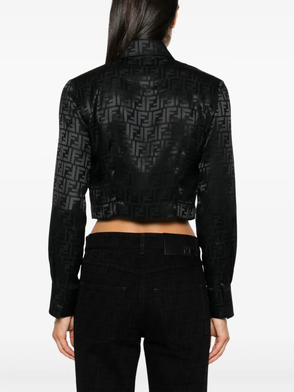 블랙 FF 스트레이트 레그 진