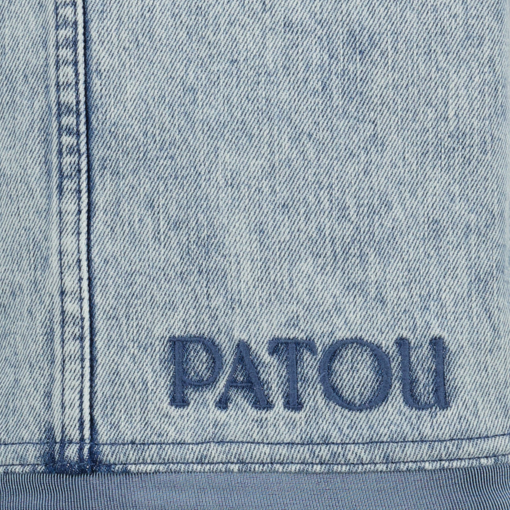 Imagen de chaqueta de mezclilla azul de Patou para mujeres - Temporada Primavera-Verano 2026 - Vista de detalle 1