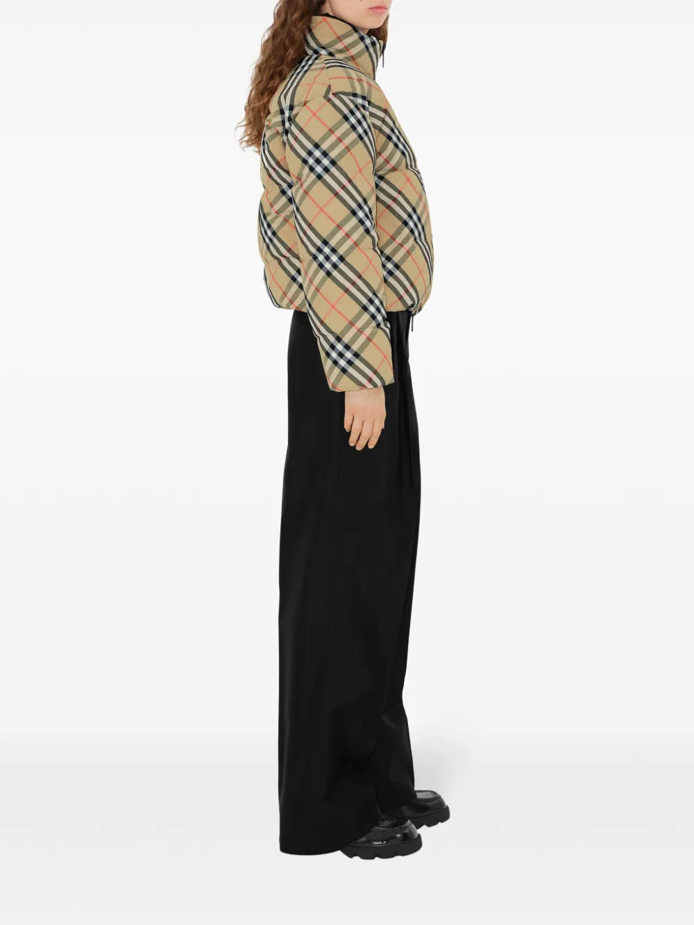 Reversible Plaid Jacket - Burberry - Women | WE IN STYLE