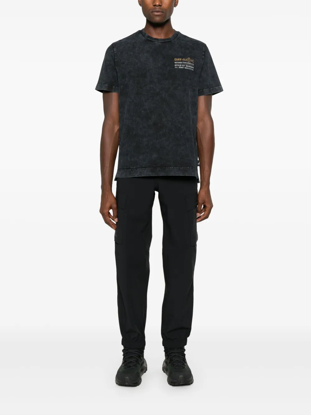 Image of Black Cargo Sport Pants by Moncler Grenoble for Men - Season Autumn-Winter 2024 - Back View