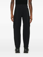 Image of Black Cargo Sport Pants by Moncler Grenoble for Men - Season Autumn-Winter 2024 - Detail View 6