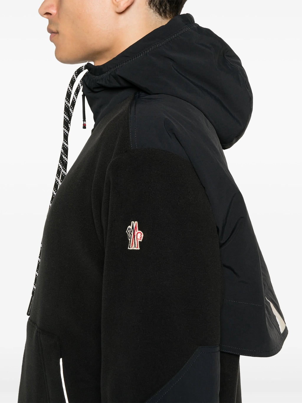 Image of Polartec® Zip-Up Cardigan by Moncler Grenoble for Men - Season Autumn-Winter 2025 - Model View 4