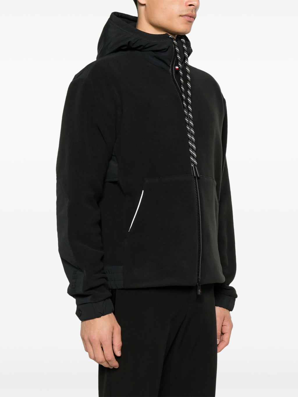 Image of Polartec® Zip-Up Cardigan by Moncler Grenoble for Men - Season Autumn-Winter 2025 - Model View 2