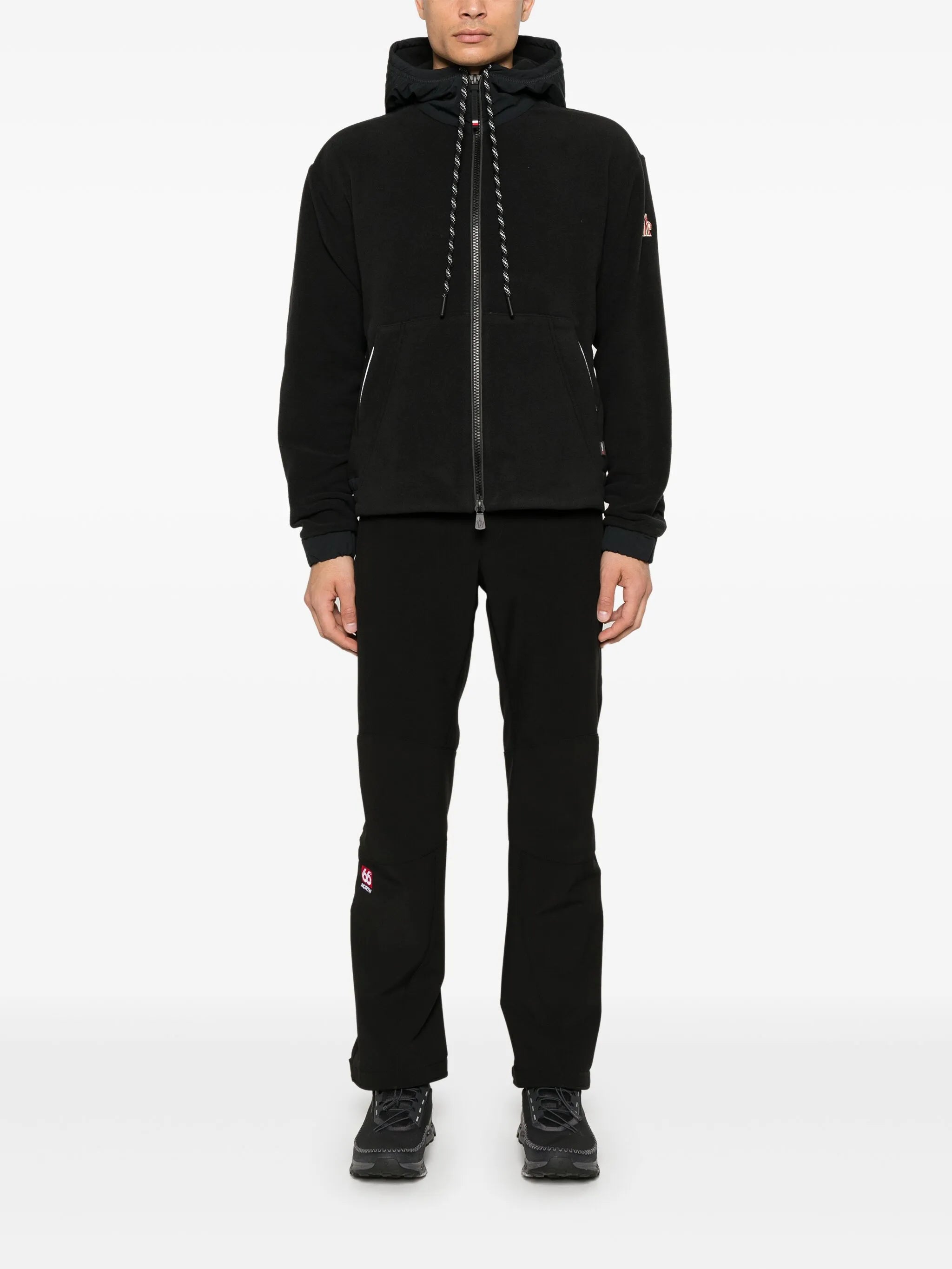 Image of Polartec® Zip-Up Cardigan by Moncler Grenoble for Men - Season Autumn-Winter 2025 - Model View 1