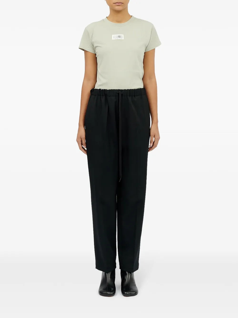 Black Wool Trousers