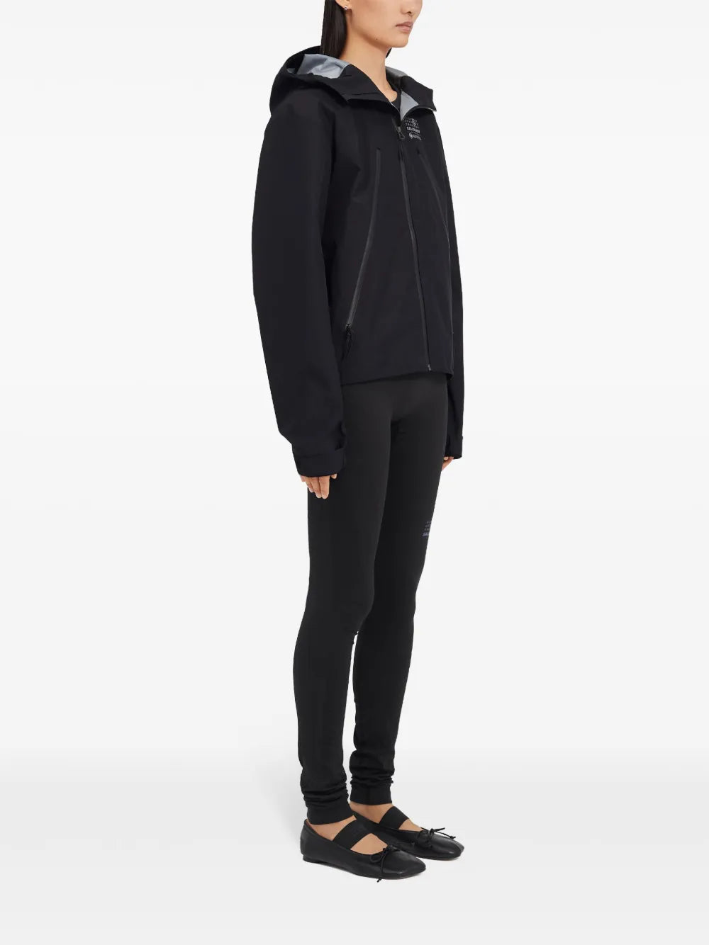 Veste en Nylon Stylée avec Capuche Ajustable