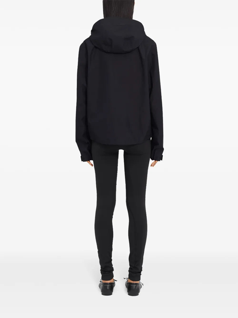 Veste en Nylon Stylée avec Capuche Ajustable