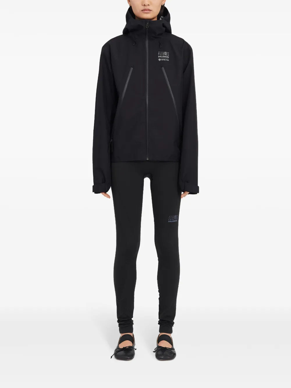 Veste en Nylon Stylée avec Capuche Ajustable