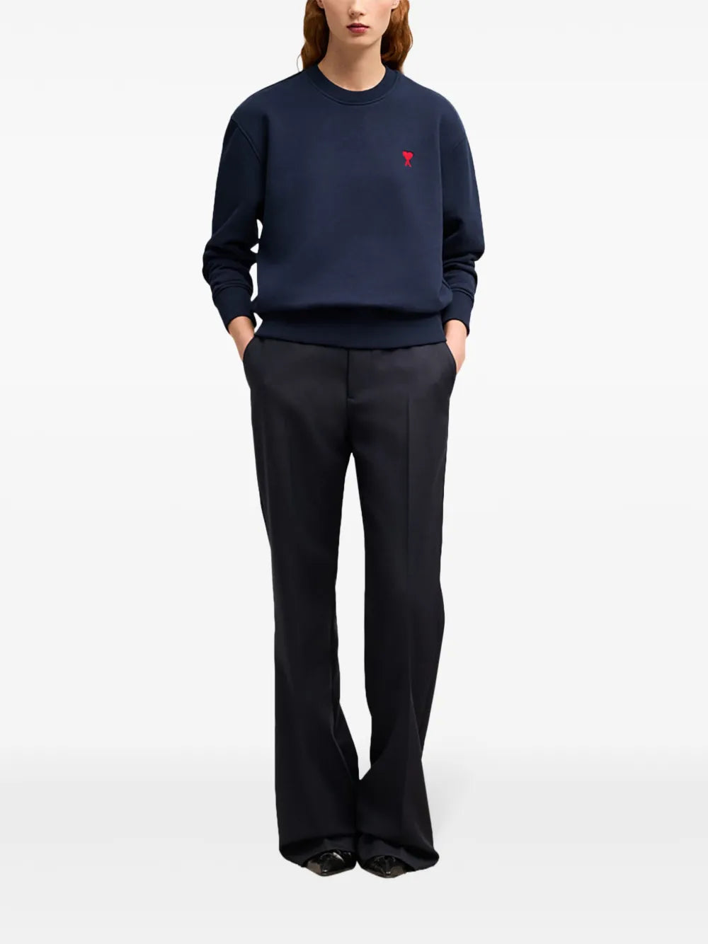 Pullover Coração Azul