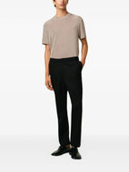 ブラックウールトラウザー