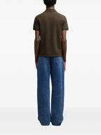 Polo Ami de coeur marron